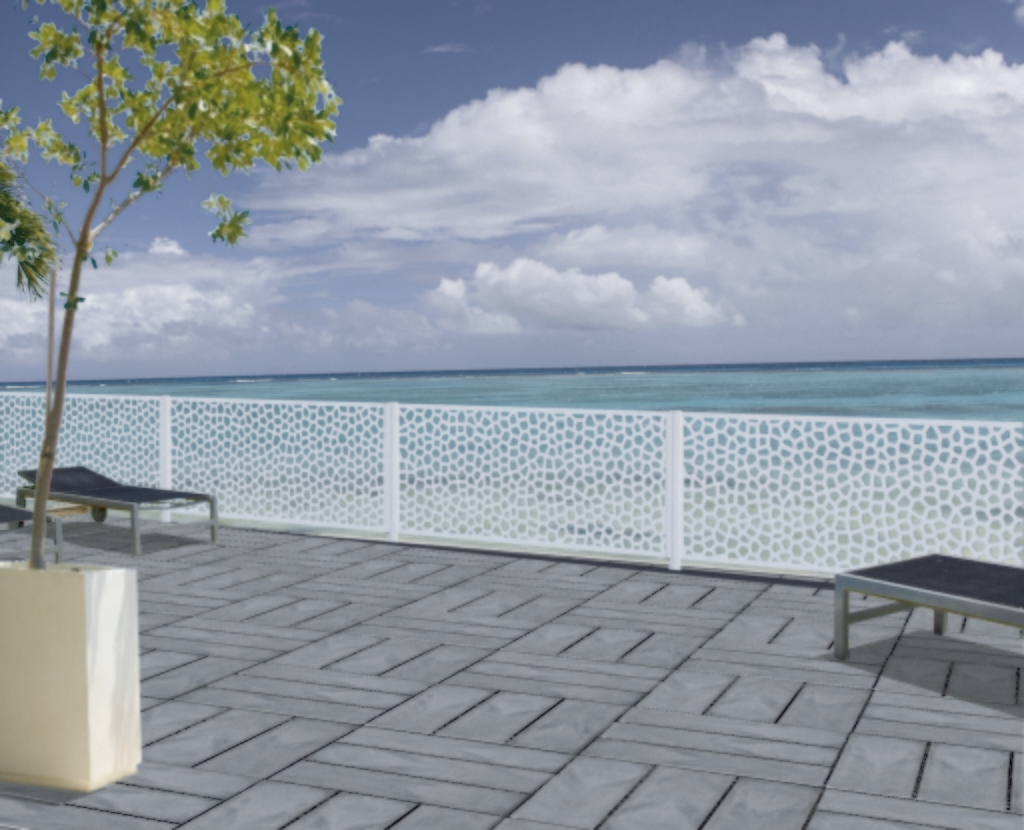 Pannelli decorativi pp nortene Grigliati per balconi in pvc