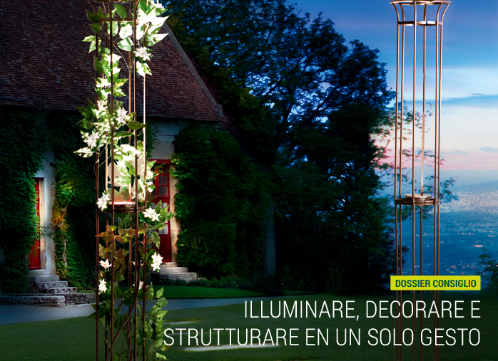 Illuminare, decorare e strutturare in un solo gesto