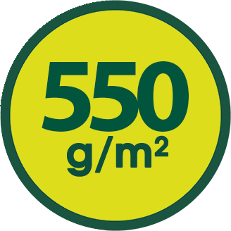 550 g/m2